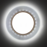 Светильник EKS Glamour GX53 встраиваемый с LED подсветкой, белый